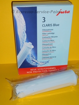 3 JURA CLARIS Filterpatronen (Blue), 3 er Pack